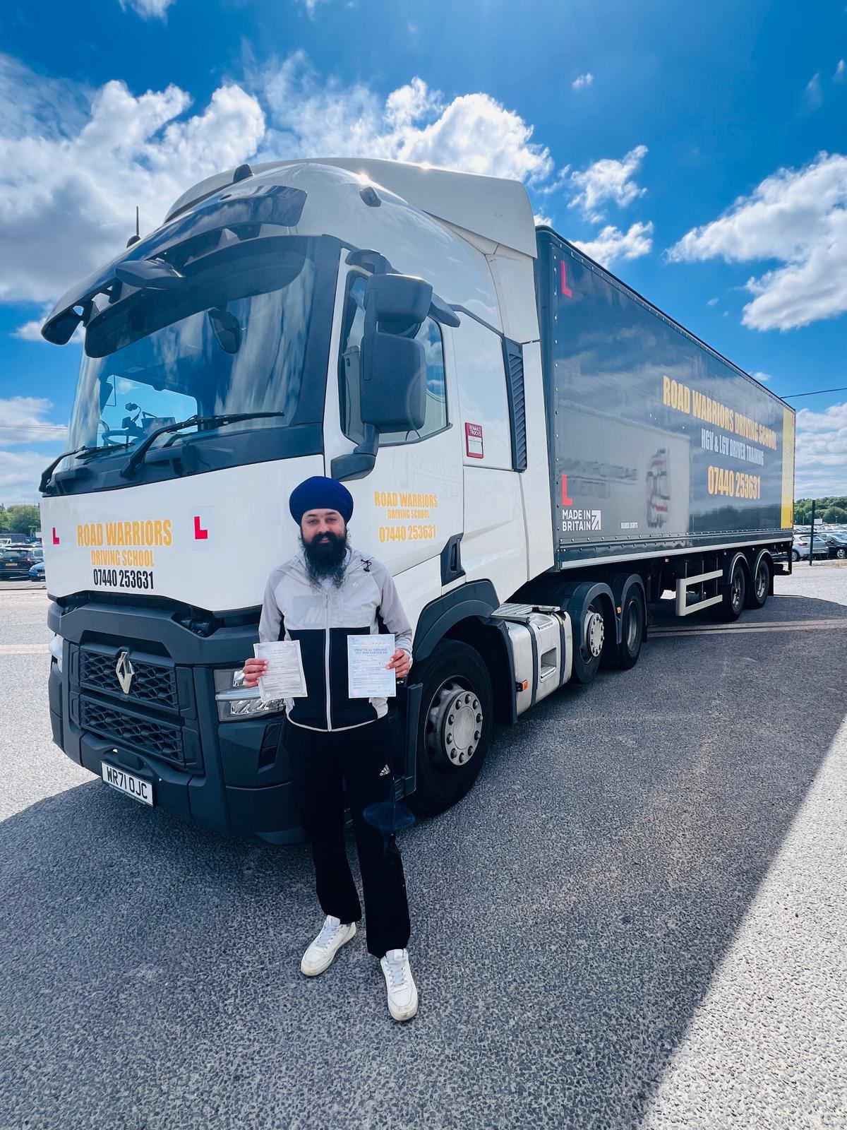 Road Warriors learner driving test pass
