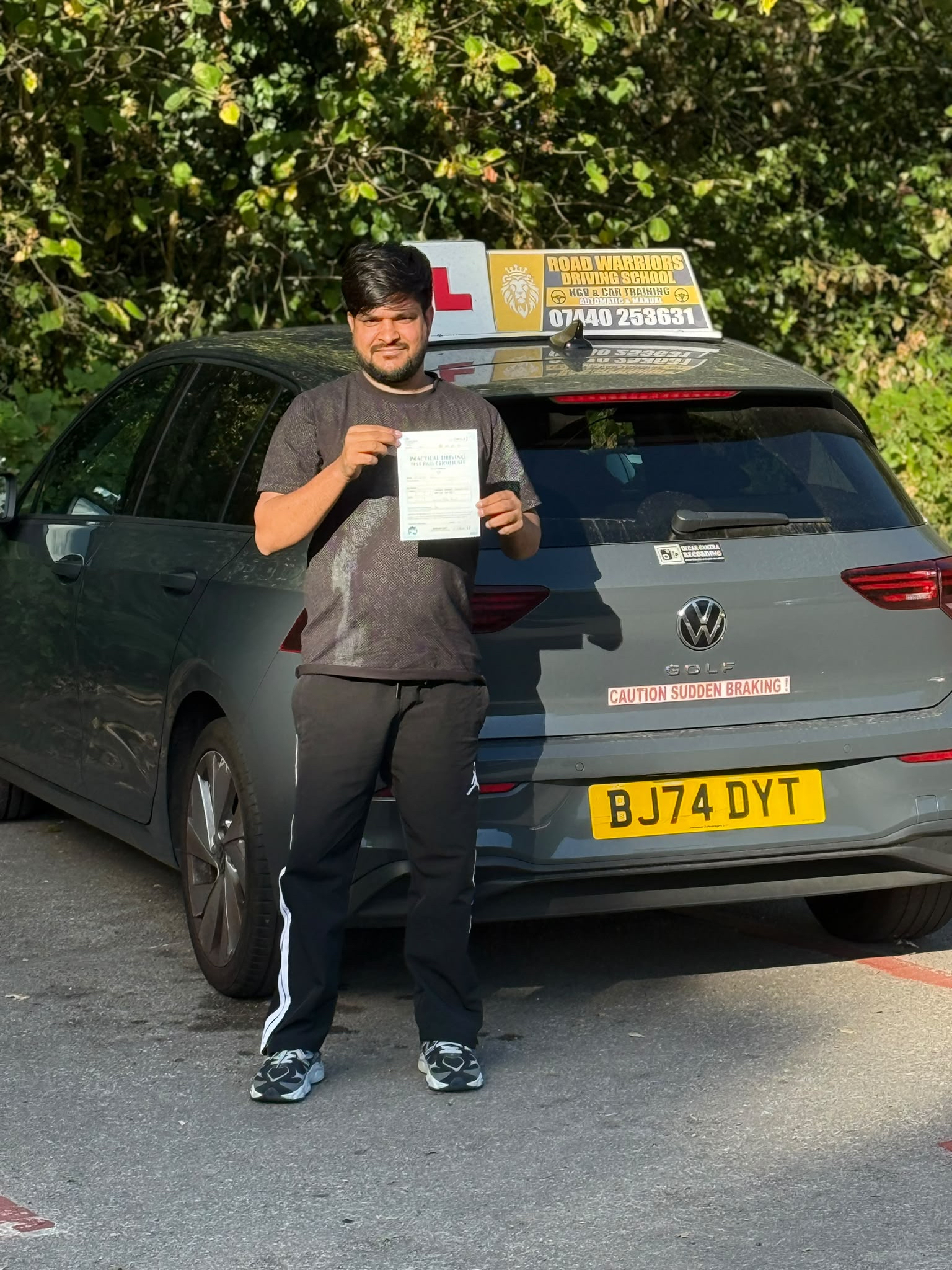 Road Warriors learner driving test pass